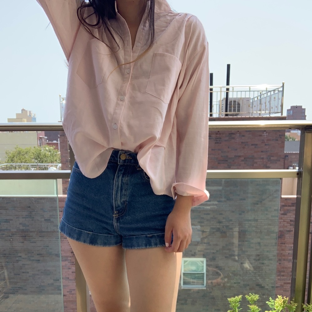 Pink blouse
